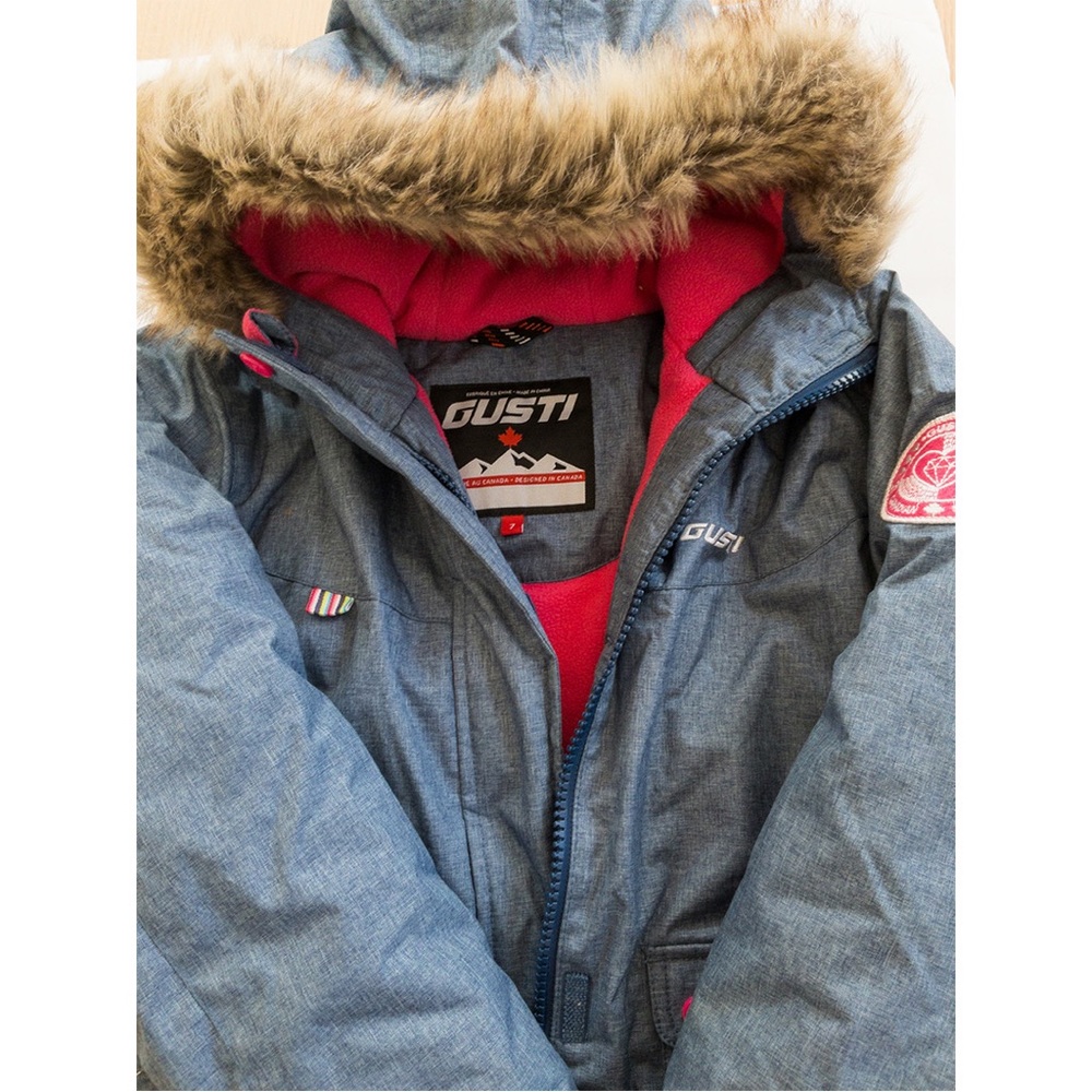 Gusti size 7 Blue and pink jacket